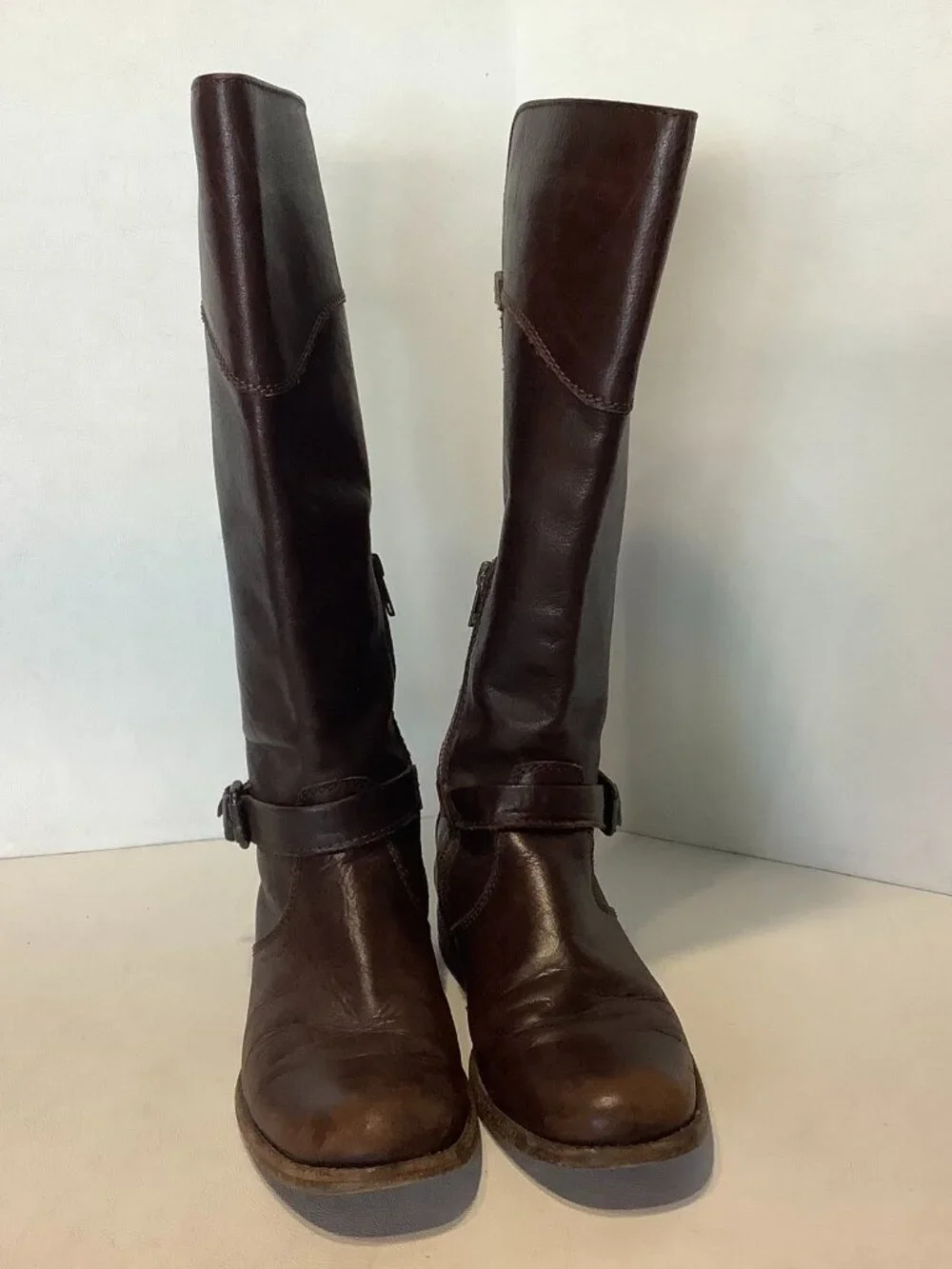 Frye Leather Phillip Riding Equestrian Boots Women’s 7.5 B Brown